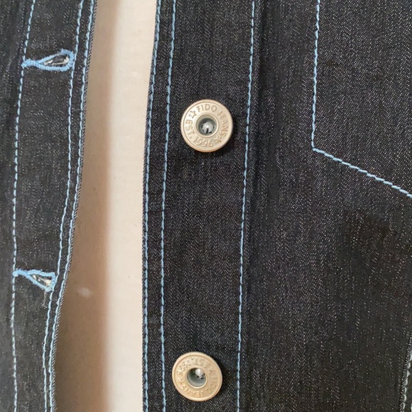 Jean Sleeveless Jacket - Picture 3 of 3